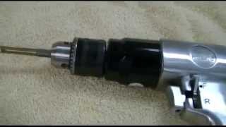 Harbor Freight  Central Pneumatic 38quot Reversible Air Drill Review [upl. by Euqnomod572]