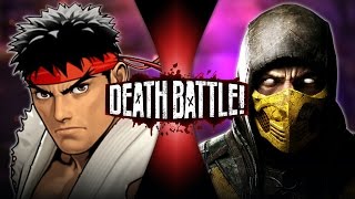 Ryu VS Scorpion Street Fighter VS Mortal Kombat  DEATH BATTLE [upl. by Kaile]