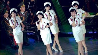 North Korean Girl Group Performance  Moranbong Band [upl. by Ahsimek]