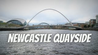 Quayside Newcastle Upon Tyne 4K DRONE FOOTAGE [upl. by Stichter]