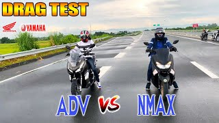 Honda ADV 150 vs Yamaha NMAX 155  Drag race [upl. by Aida423]