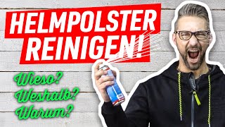 Helmpolster REINIGEN [upl. by Ehcrop]