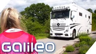 700000€ Dieser LKW ist ein XXL LuxusWohnmobil  Galileo  ProSieben [upl. by Aaren]