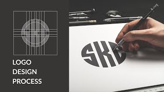 The Logo Design Process From Start To Finish  Learn How To design Any letters In Circle [upl. by Leirud]