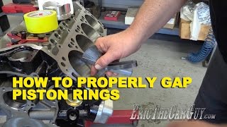 How To Properly Gap Piston Rings [upl. by Burke332]