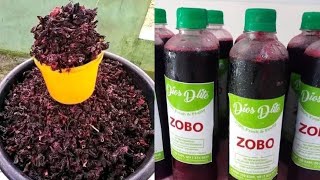 HOW TO MAKE TASTY ZOBO DRINK FOR SALE  SOBOLO DRINK  BISSAP DRINK  HIBISCUS TEA  PRESERVATION [upl. by Anirbed]