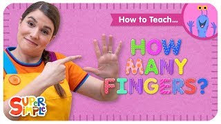 How To Teach quotHow Many Fingersquot  The Perfect Counting Song For Kids [upl. by Darbee455]