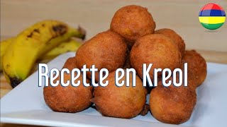 Recette Gateau Banane Kreol Morisien [upl. by Nnylatsyrc]