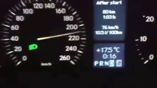 Mercedes Benz C200 Kompressor W203 acceleration [upl. by Narf536]