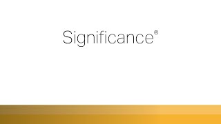 Significance  Learn more about your innate talents from Gallups Clifton StrengthsFinder [upl. by Einnaej83]