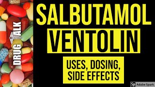 Salbutamol Ventolin  Uses Dosing Side Effects [upl. by Enyaj]