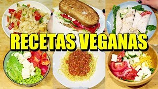 8 RECETAS VEGANAS SÚPER FÁCILES para ESTUDIANTES · DearDiaryBlog [upl. by Emmy]