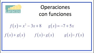 Operaciones con Funciones [upl. by Honorine595]