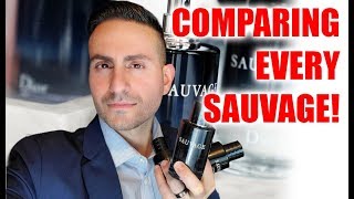 Dior Sauvage EDT vs EDP vs Parfum [upl. by Rosalynd866]