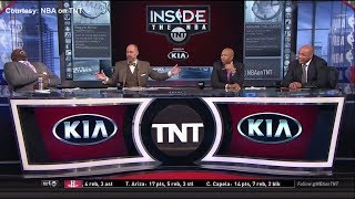 Shaq and Barkley cant stop laughing over RocketsClippers locker room incident  ESPN [upl. by Pitts]