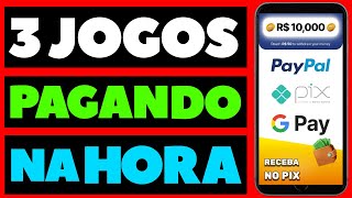 Top 3 Jogos da Google Play Store PAGANDO Mesmo GRÁTIS via PIX e no PAYPAL com Provas de Pagamento [upl. by Ayit]