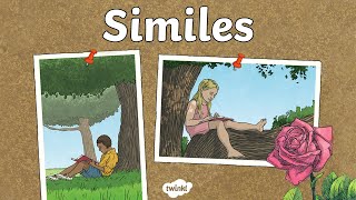 What Is A Simile  Similes For Kids KS2 [upl. by Cyb831]