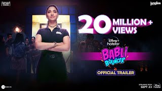 Babli Bouncer  Official Trailer  Hindi  23rd September  DisneyPlus Hotstar [upl. by Lekcar247]