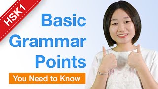 12 Basic Chinese Grammar Points You Need to Know HSK 1  Beginner Chinese Grammar [upl. by Ansilme]