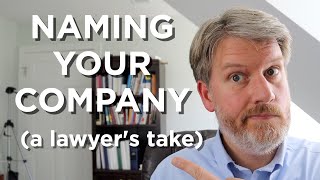 HOW TO NAME YOUR COMPANY get the best Trademark [upl. by Aihtekal26]