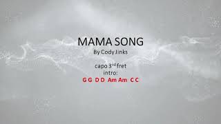 Mamma Song by Cody Jinks  Easy acoustic chords and lyrics [upl. by Duwad]