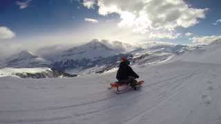 Grindelwald Schlittelbahn  Big Pintenfritz  Longest Sledding  Sledging Run in the World [upl. by Leik]