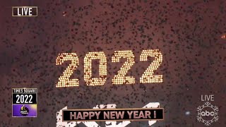 The 2022 New Years Countdown from New York City [upl. by Lajes]