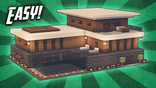 Minecraft How To Build A Large Modern House Tutorial 37 [upl. by Rodmann]