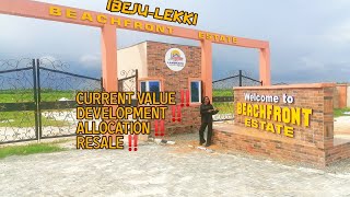 INSIDE Beachfront Estate IbejuLekki Quick Update THEN And NOW [upl. by Estey]