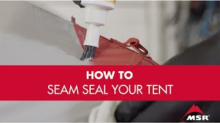 How to Seam Seal Your Tent [upl. by Maleeny]