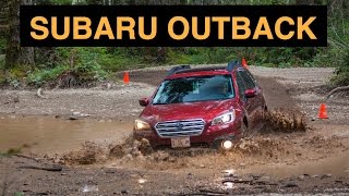 2015 Subaru Outback  Off Road And Track Review [upl. by Sucramej]