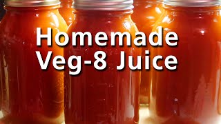 Homemade Vegetable JUICE V8®style from the Garden [upl. by Ylrebmit979]