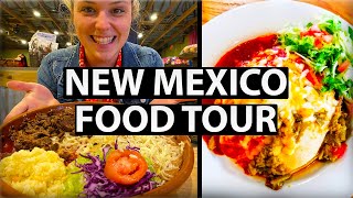 New Mexico Food Tour Albuquerque  Santa Fe Cuisine [upl. by Minsat]