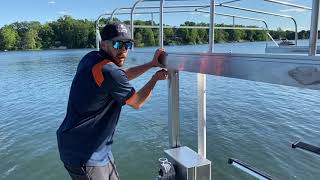 First Time Boat Lift Setup Tips New Lift Or New Boat Here’s Some Techniques to DIY Max Lift Shown [upl. by Areema809]