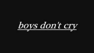 Boys Dont Cry by The Cure Lyrics Video [upl. by Angid]