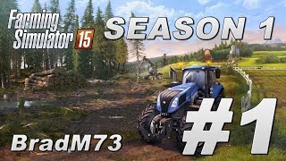 Farming Simulator 15  Season 1  Episode 1  Exploring Bjornholm [upl. by Liba]