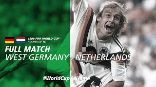 West Germany v Netherlands  1990 FIFA World Cup  Full Match [upl. by Moe531]