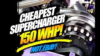 Cheapest SUPERCHARGER 150whp [upl. by Christina]