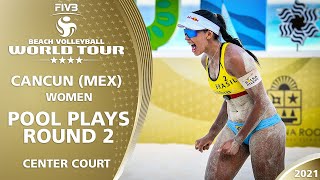 Court 1  Womens Pool Play  Round 2  Full Day  4 Cancun 2021 1 [upl. by Ttenna981]