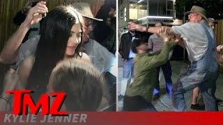 Kylie Jenner Stops for Young Fans This Time But Grandpa Brawls with Photogs  TMZ [upl. by Thaddaus307]