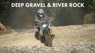 6 Tips for Riding Through Gnarly Gravel amp River Rock  Let Your Adventure Bike Steer Itself [upl. by Cyndie]