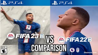 FIFA 23 Vs FIFA 22 PS4 [upl. by Esina]