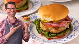 Juicy Turkey Burger Recipe [upl. by Pudendas]