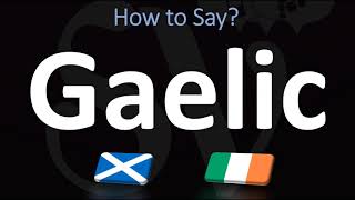 How to Pronounce Gaelic CORRECTLY  Irish VS Scottish [upl. by Jaquith790]