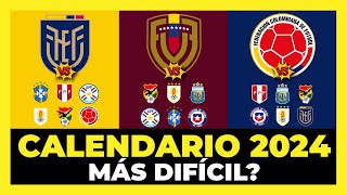 Análisis Calendario 2024 Eliminatorias Sudamericanas Mundial 2026⚽🏆 [upl. by Rubbico231]