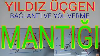 YILDIZ ÜÇGEN BAĞLANTI VE YOL VERME MANTIĞI [upl. by Otrebmuh]