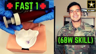 FAST ONE  68W Combat Medic AIT Skills Validation [upl. by Anirtap458]