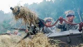 八路軍炮轟日軍基地，騙日軍秘密部隊前來增援，直接派三路大軍半路埋伏！⚔️ 抗日 [upl. by Ocsisnarf]