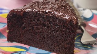 Chocolate Yogurt Cake Recipe Demonstration  Joyofbakingcom [upl. by Cita]