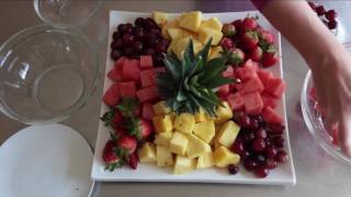 Super Impressive ThrowTogether Fruit Platter For Easy Entertaining [upl. by Mharg]